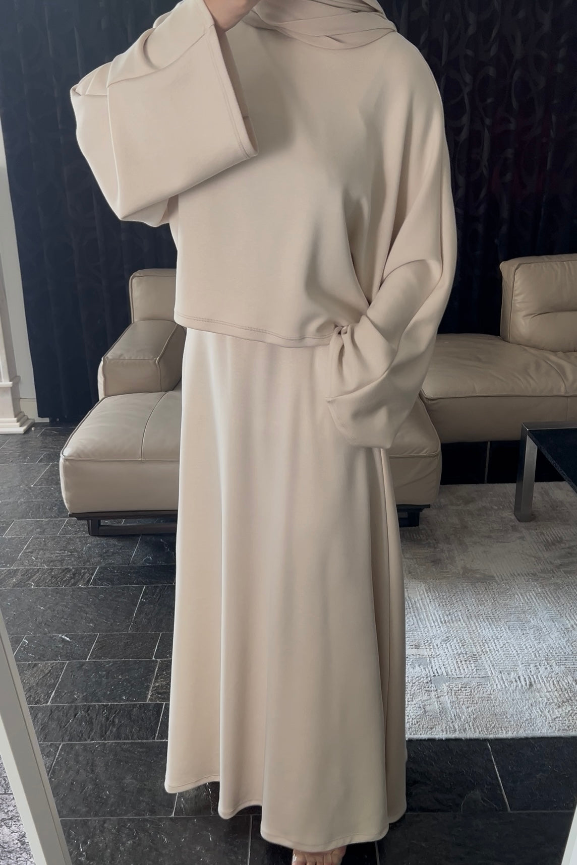 BEIGE BUTTER SET