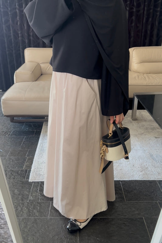 BEIGE SKIRT