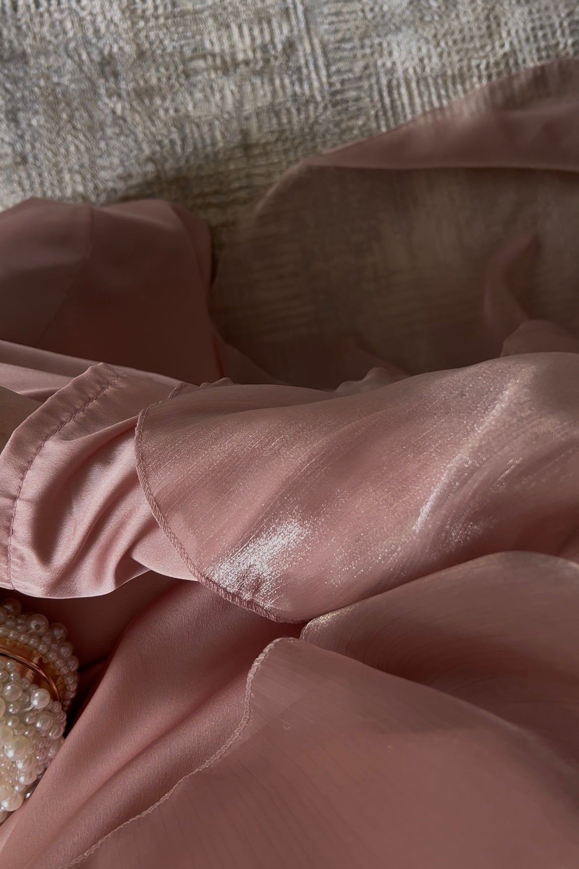 PINK CAPE DRESS