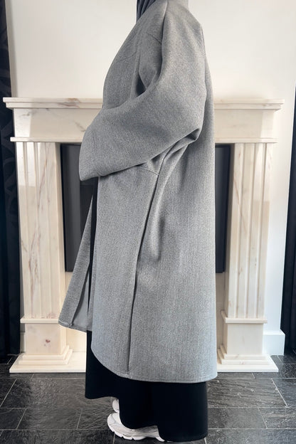 GREY OVERSIZED COAT