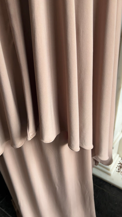 SKIRT KHIMAR SET BROWN