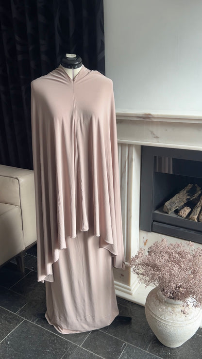 SKIRT KHIMAR SET TAUPE