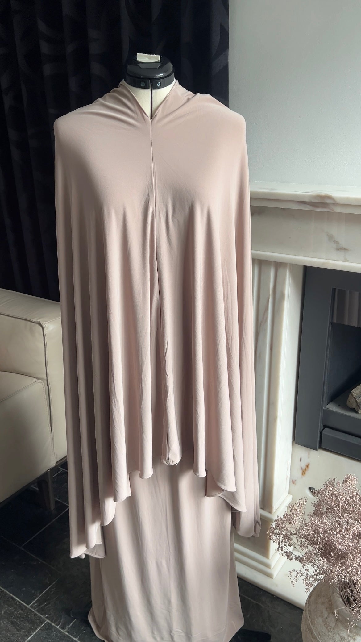 SKIRT KHIMAR SET TAUPE