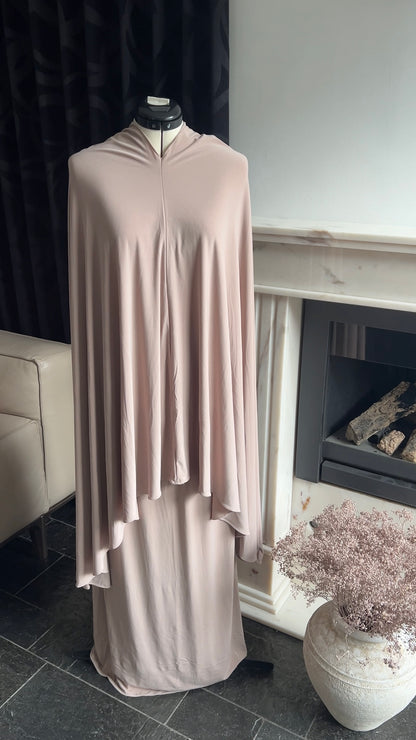 SKIRT KHIMAR SET TAUPE