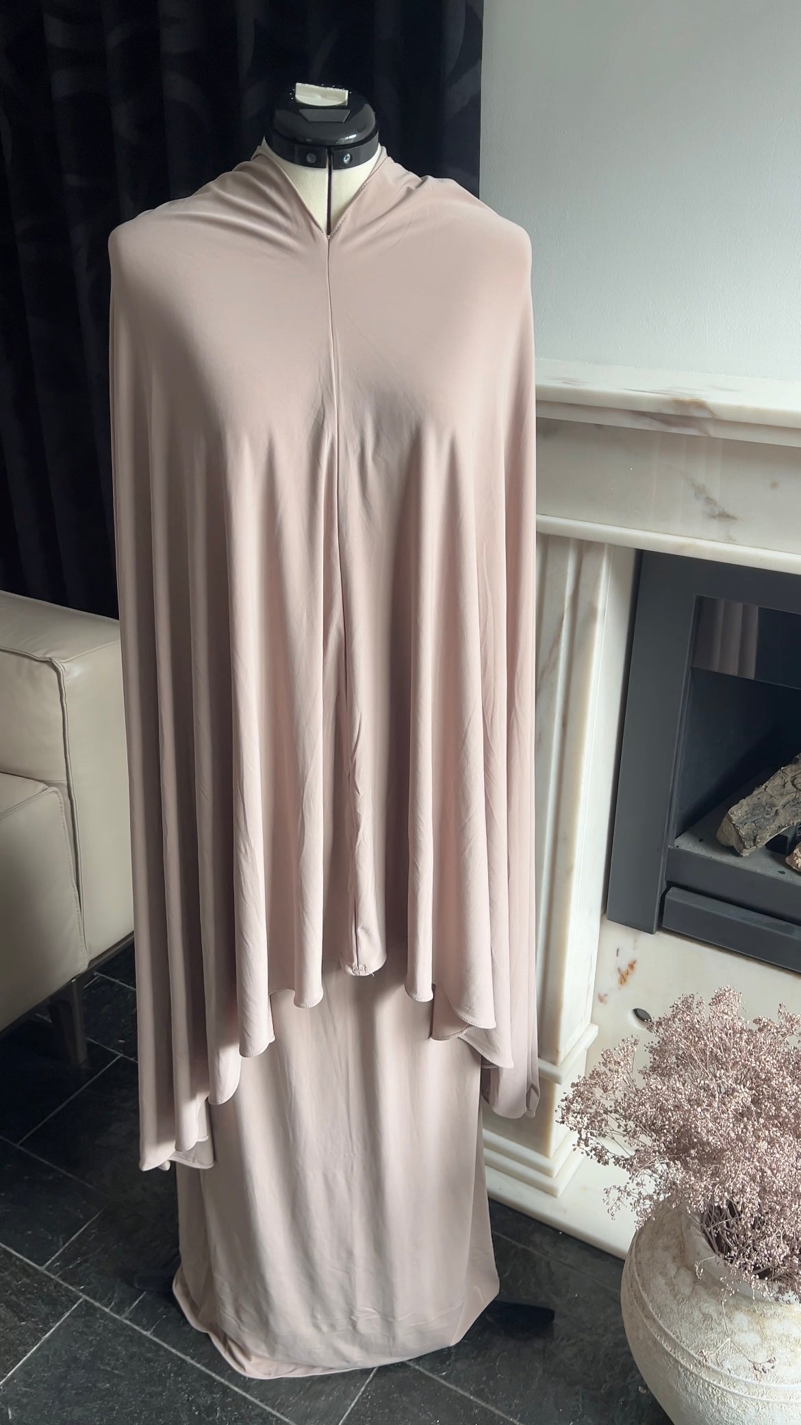 SKIRT KHIMAR SET TAUPE