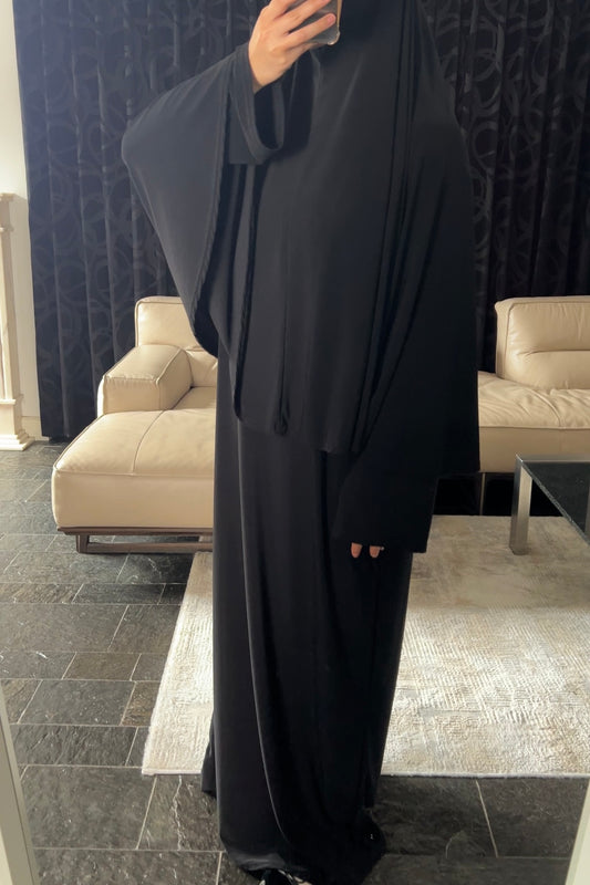 BLACK KHIMAR SET