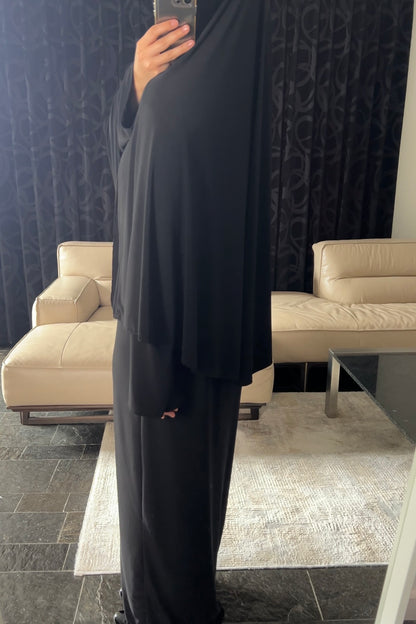 BLACK KHIMAR SET