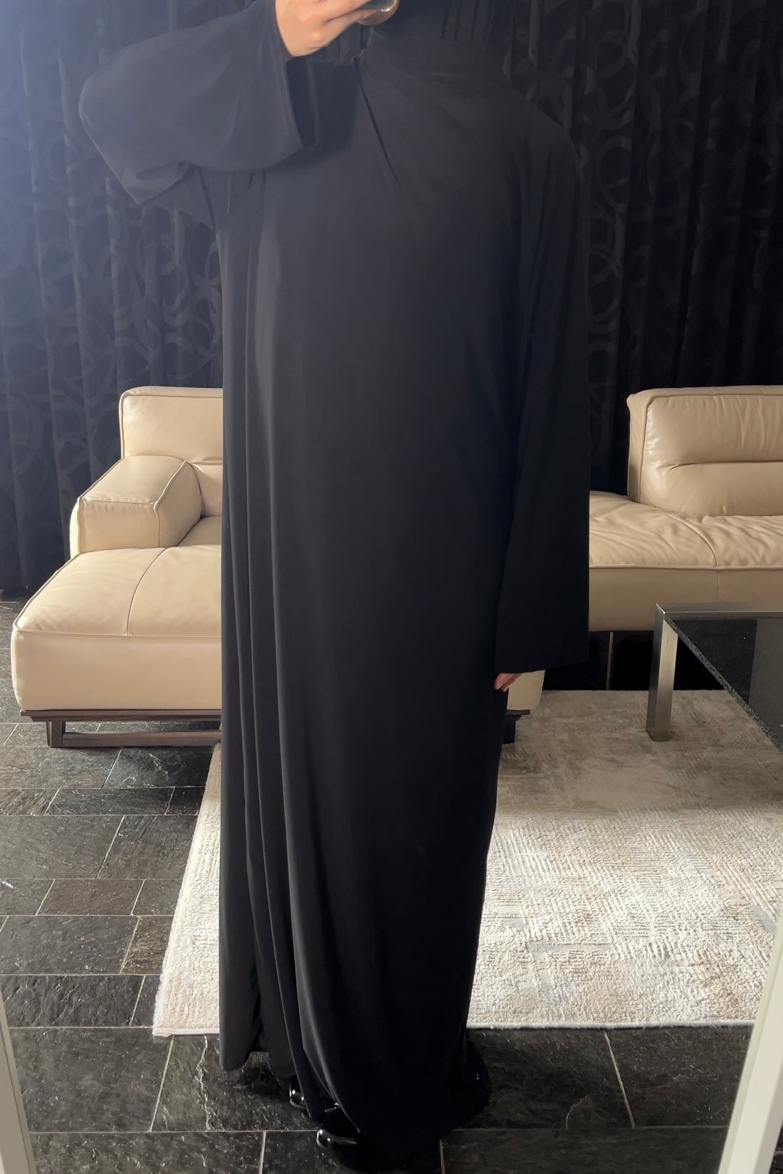 BLACK KHIMAR SET