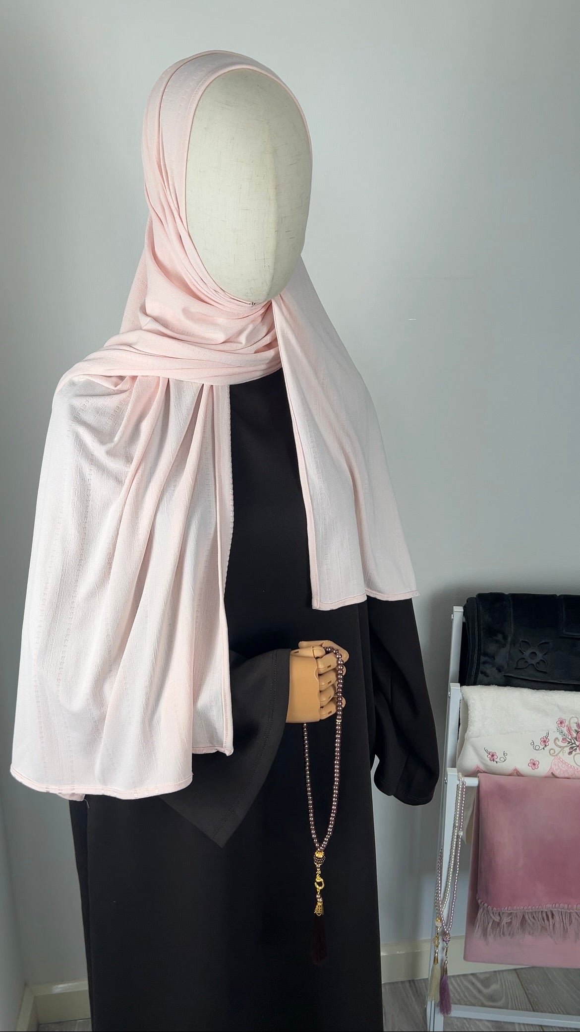 COMFY JERSEY DRESS DARK BROWN