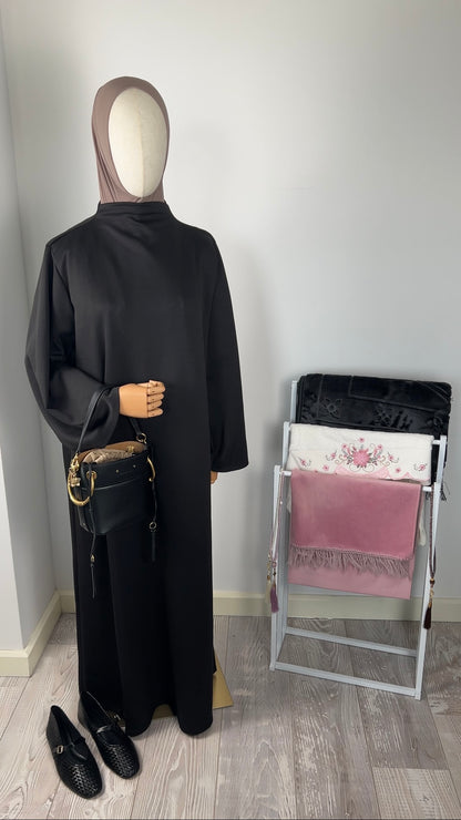 COMFY JERSEY DRESS BLACK