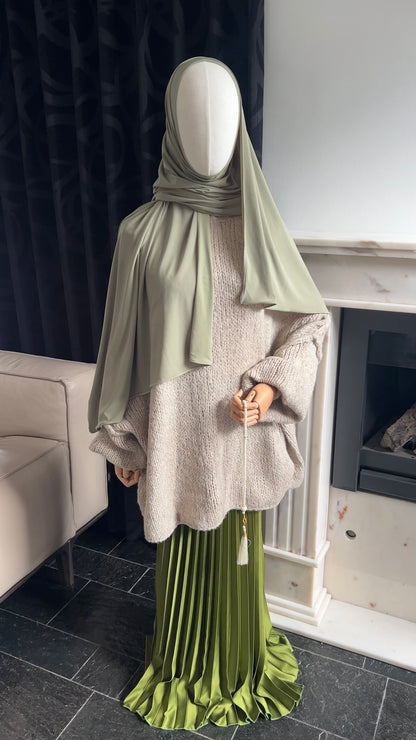 FLUFFY SWEATER BEIGE