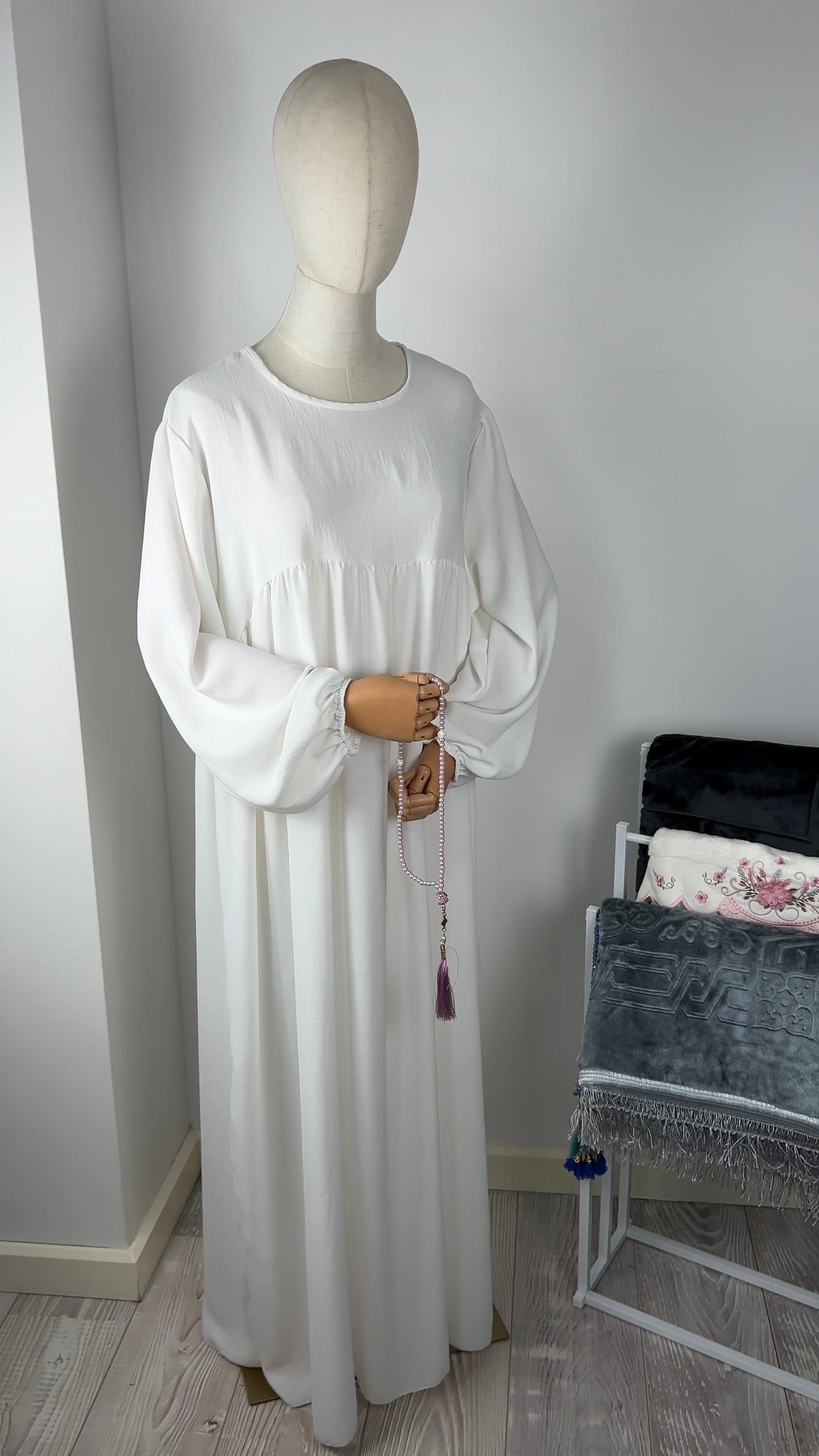 JAZZ ABAYA WHITE