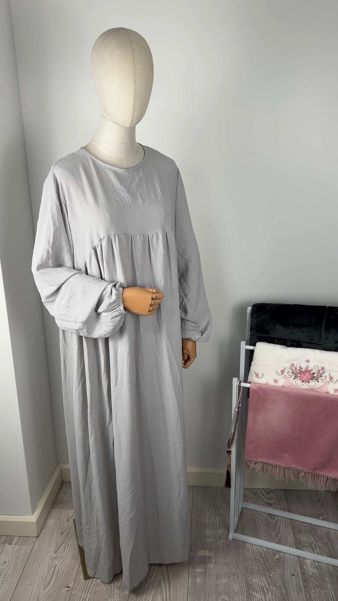 JAZZ ABAYA LIGHTGREY