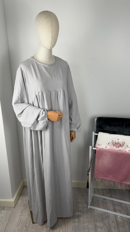 JAZZ ABAYA LIGHTGREY