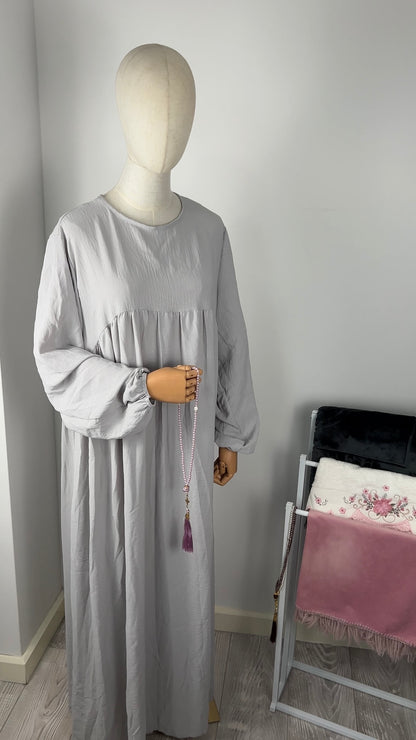 JAZZ ABAYA LIGHTGREY