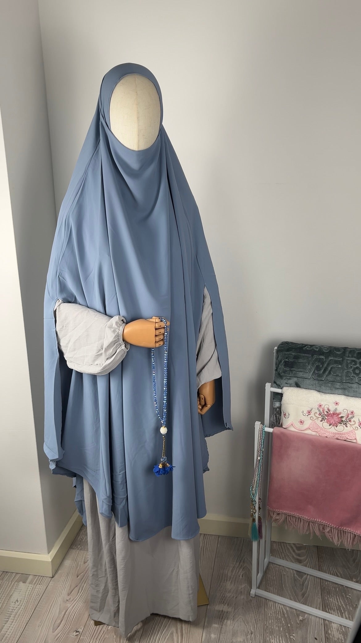 LONG KHIMAR BLUE