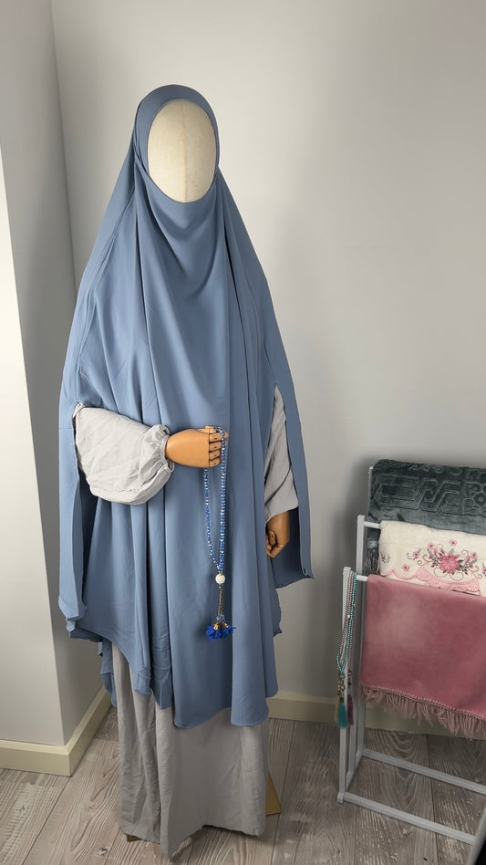 LONG KHIMAR BLUE