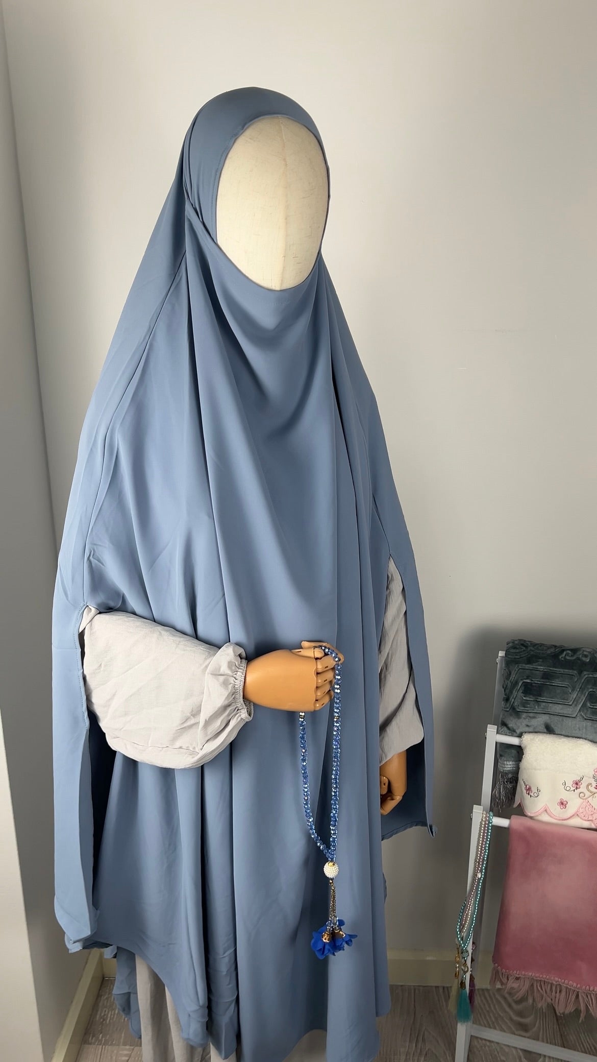 LONG KHIMAR BLUE