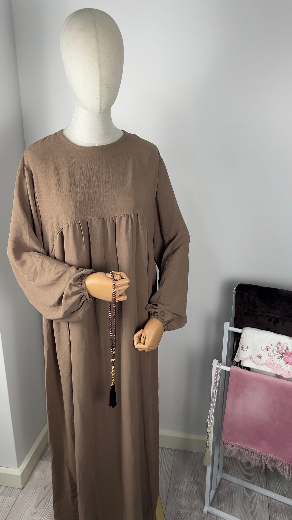 JAZZ ABAYA BROWN