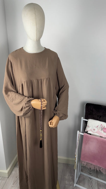 JAZZ ABAYA BROWN