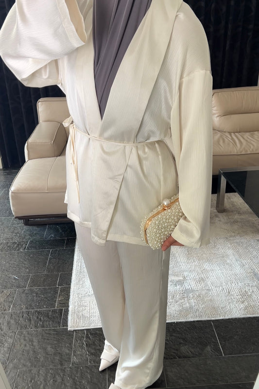 SATIN WRAP SET