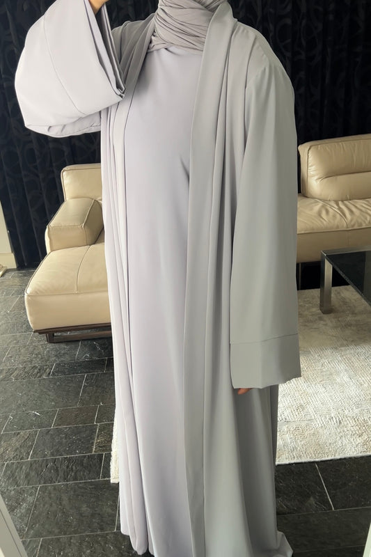 LAVENDER ICE ESSENTIAL SILK ABAYA