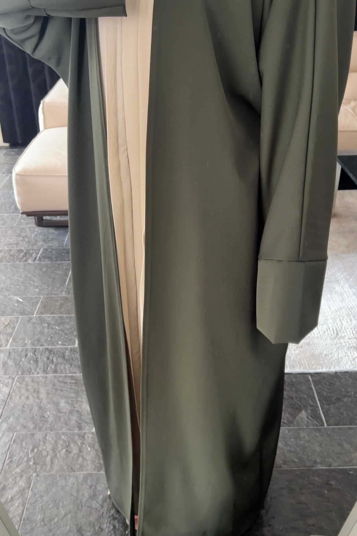 KHAKI ESSENTIAL ABAYA