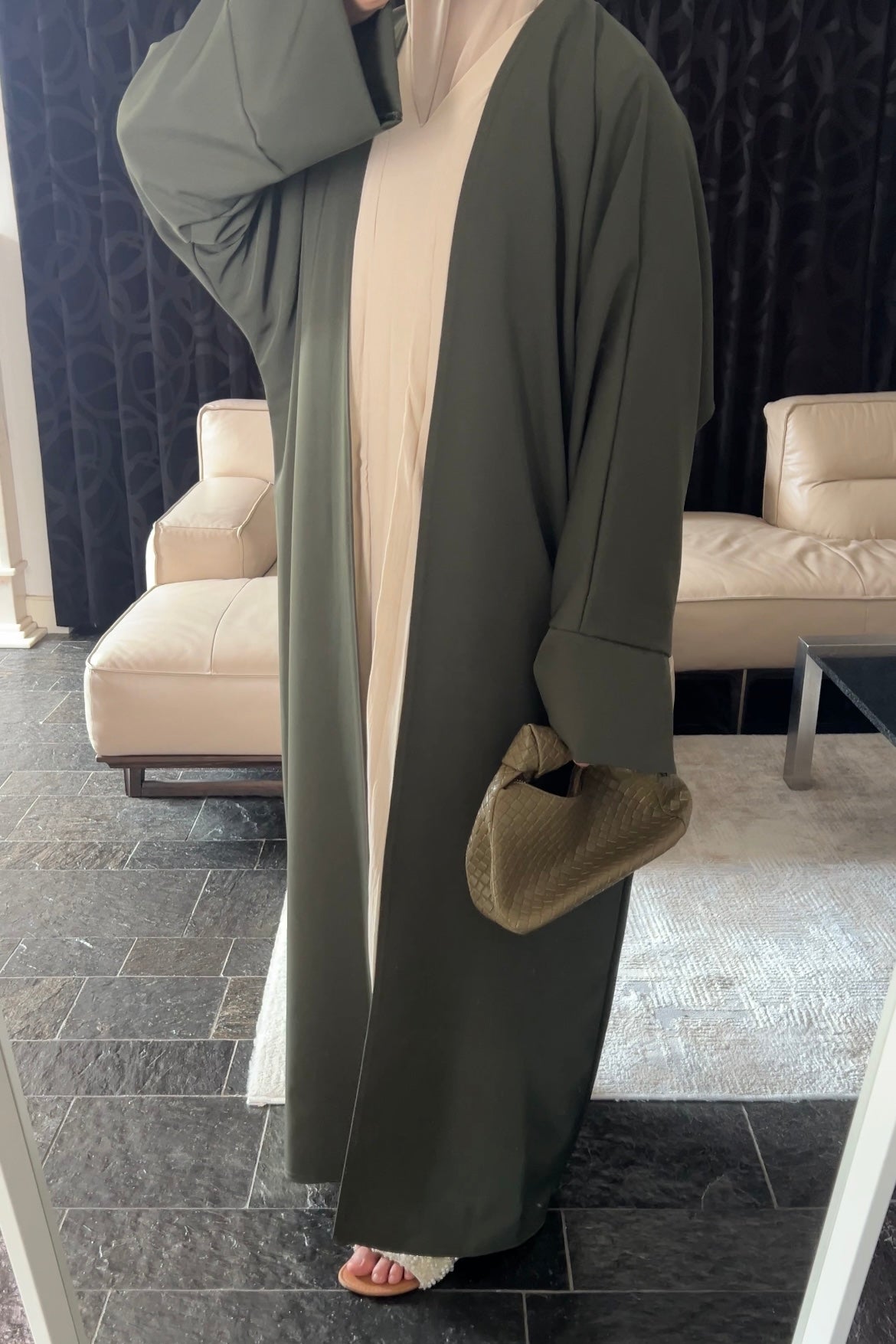 KHAKI ESSENTIAL ABAYA