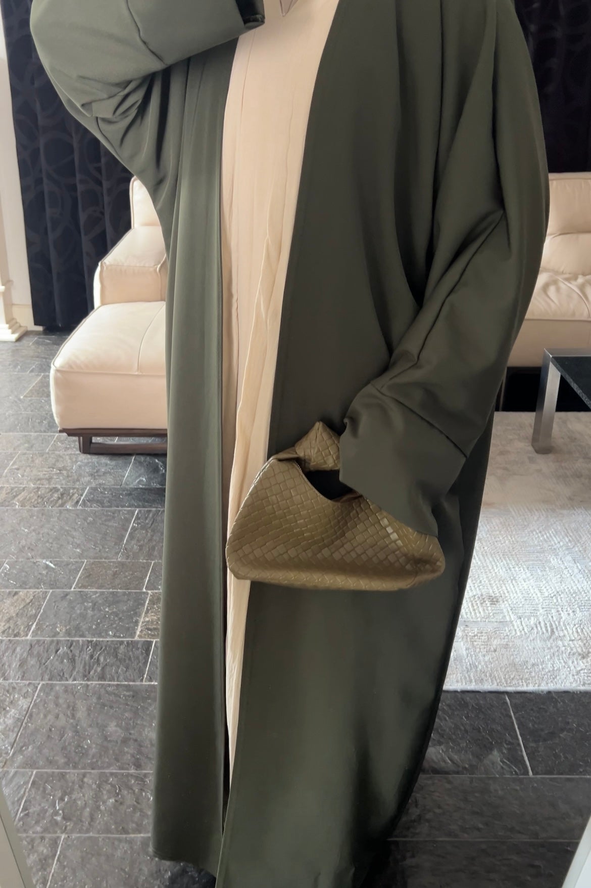 KHAKI ESSENTIAL ABAYA