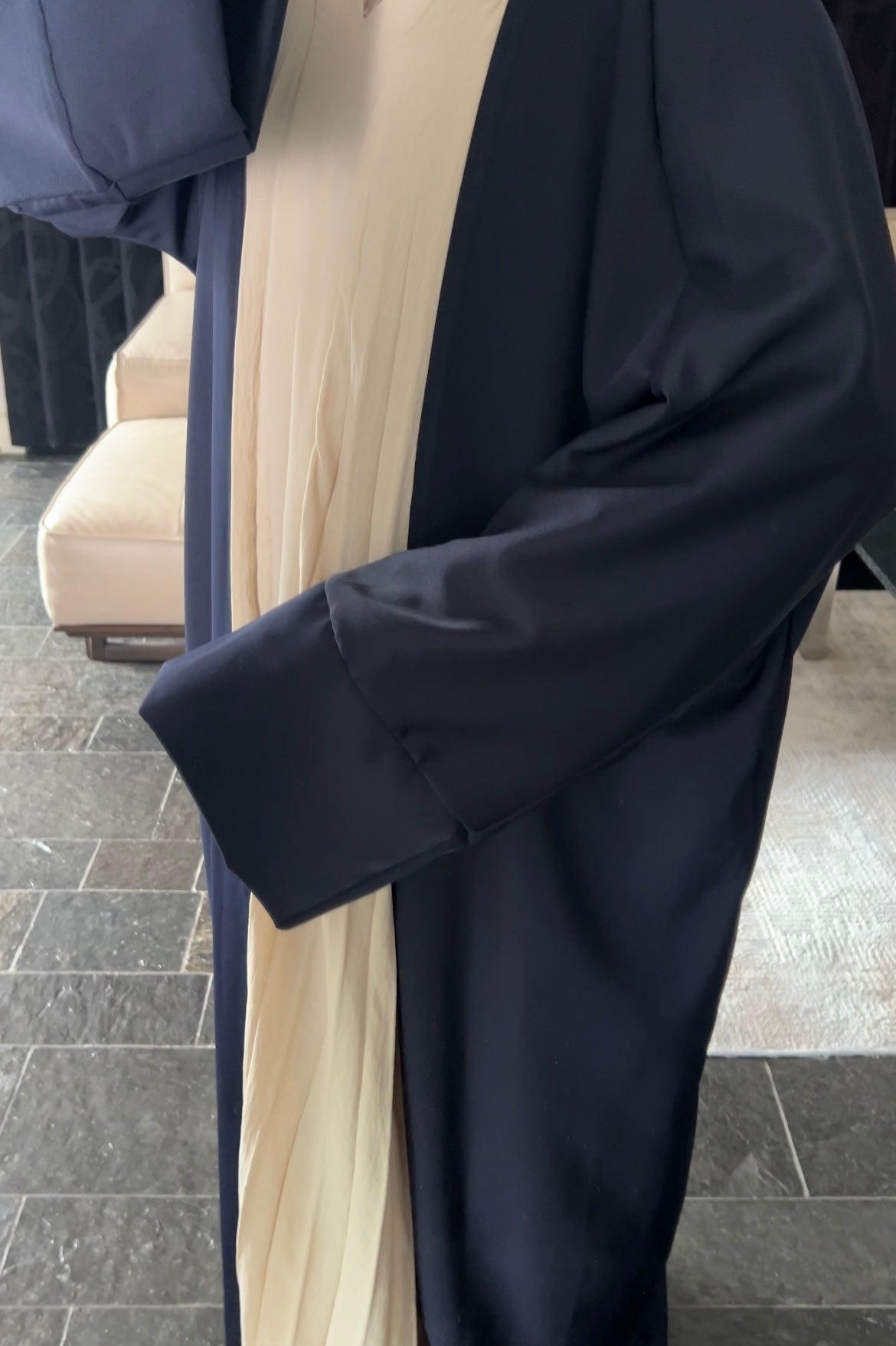 NAVY ESSENTIAL ABAYA