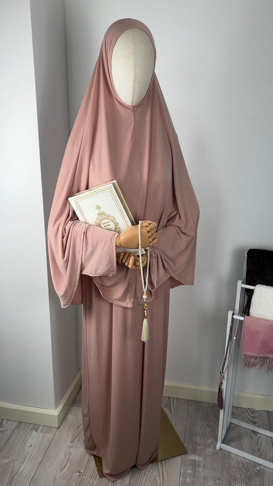 ABAYA KHIMAR SET PINK