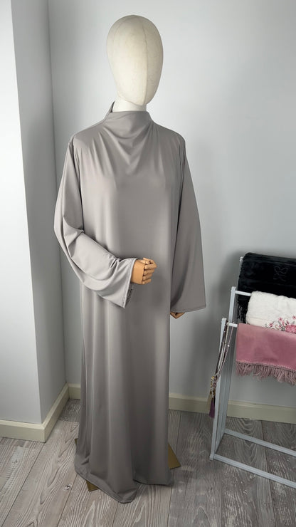 ABAYA KHIMAR SET LIGHT TAUPE