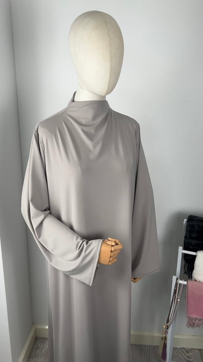 ABAYA KHIMAR SET LIGHT TAUPE