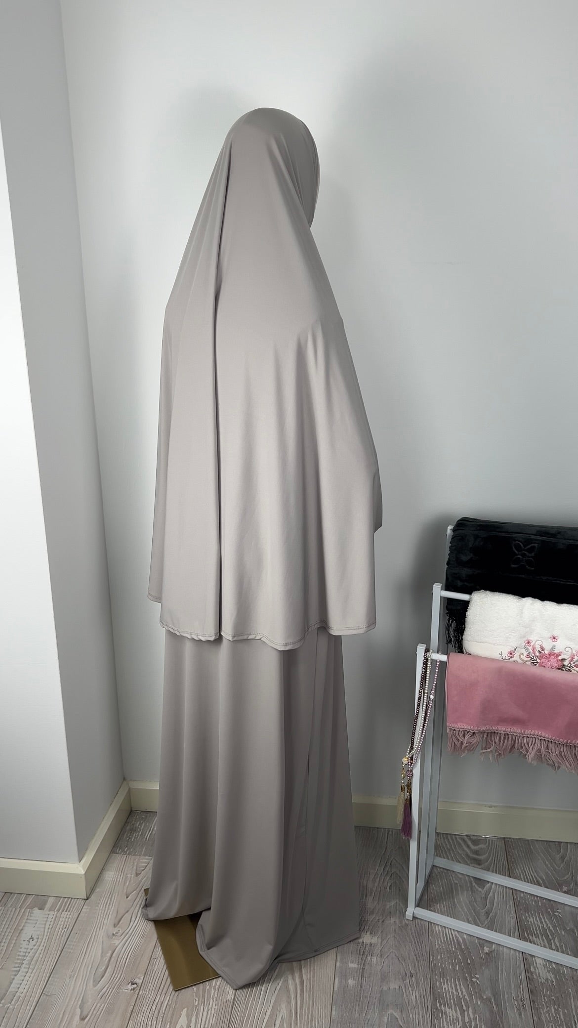 ABAYA KHIMAR SET LIGHT TAUPE