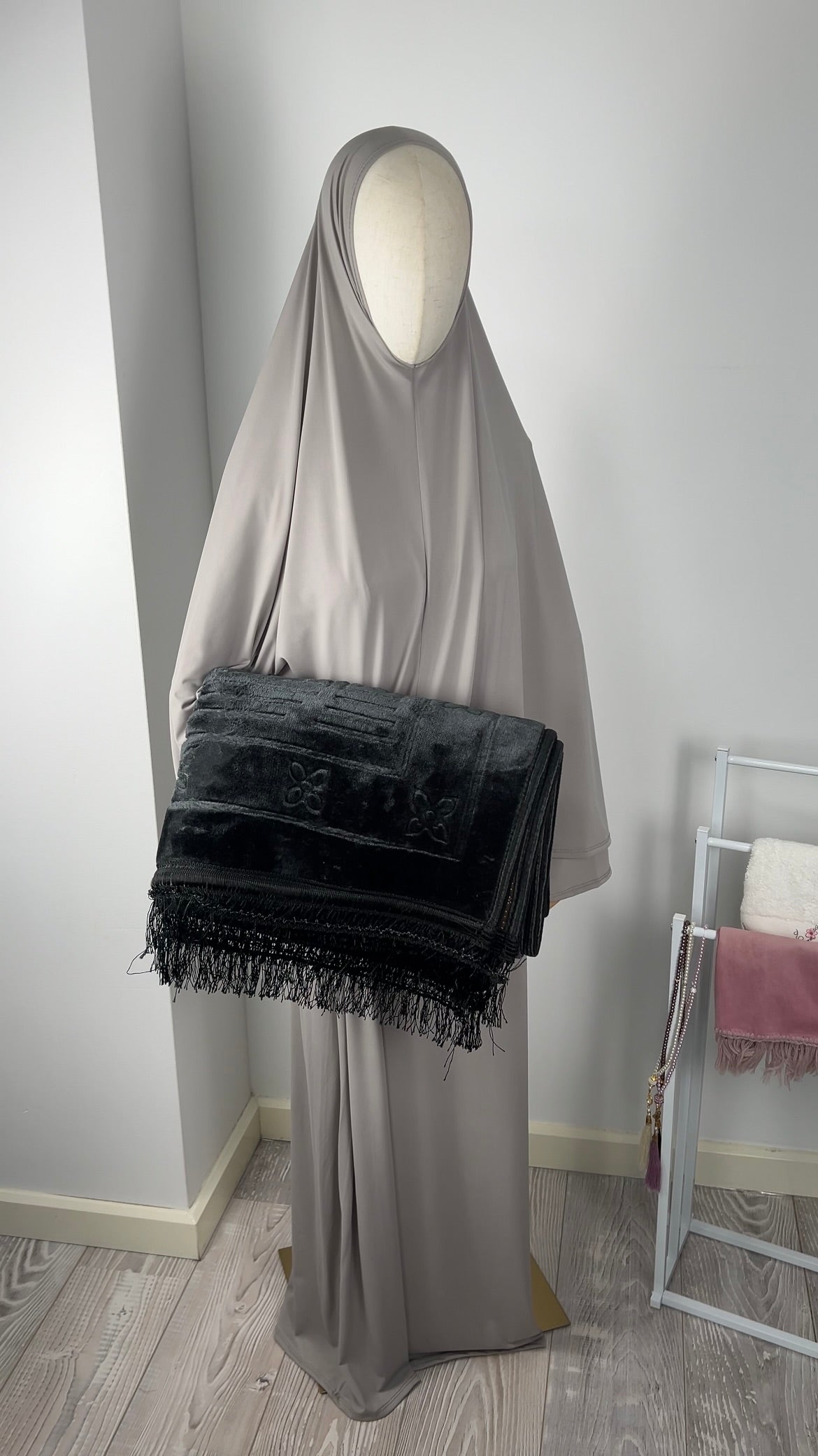 ABAYA KHIMAR SET LIGHT TAUPE