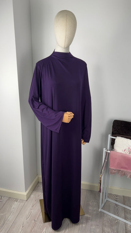 ABAYA KHIMAR SET PURPLE