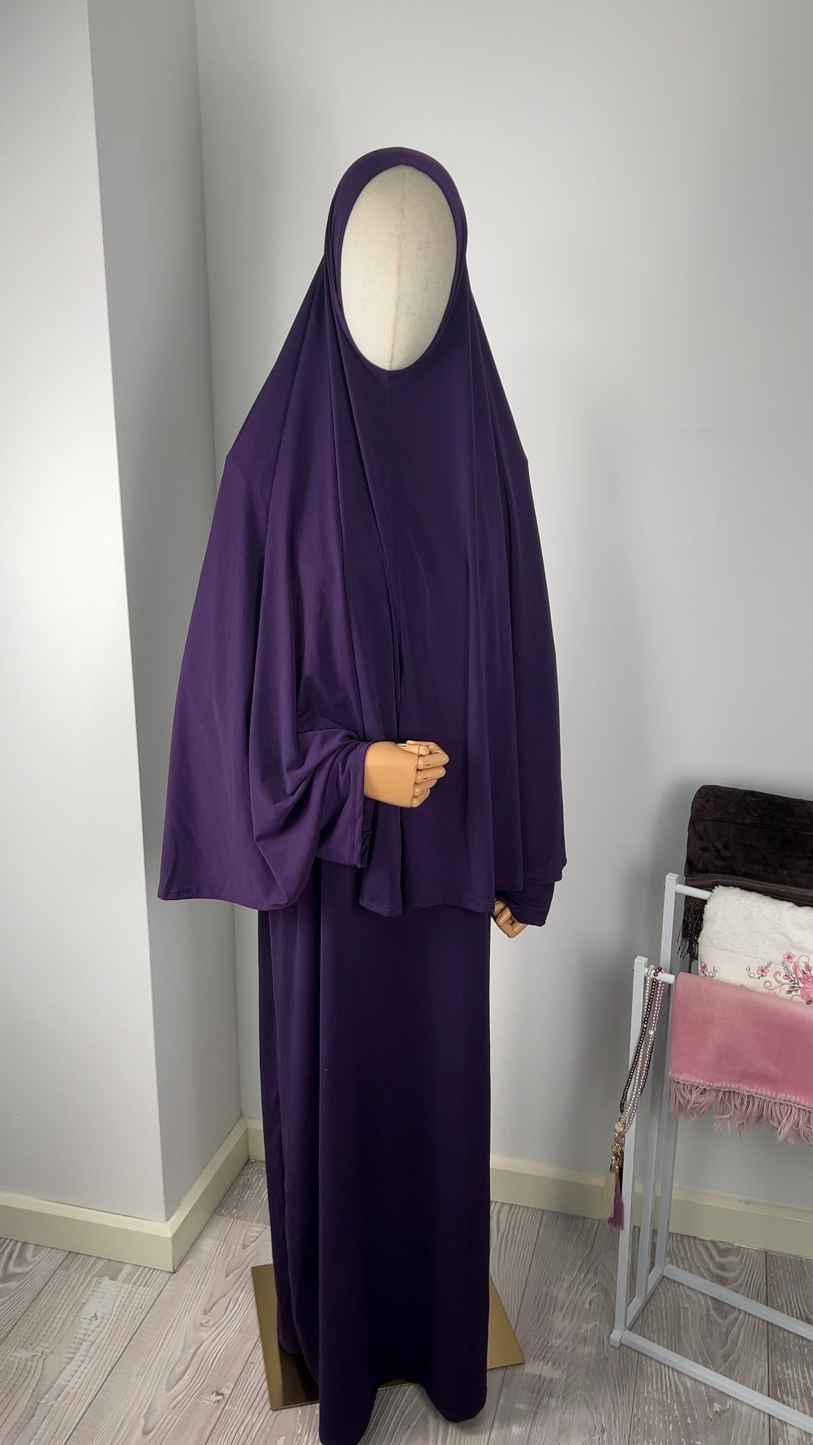 ABAYA KHIMAR SET PURPLE