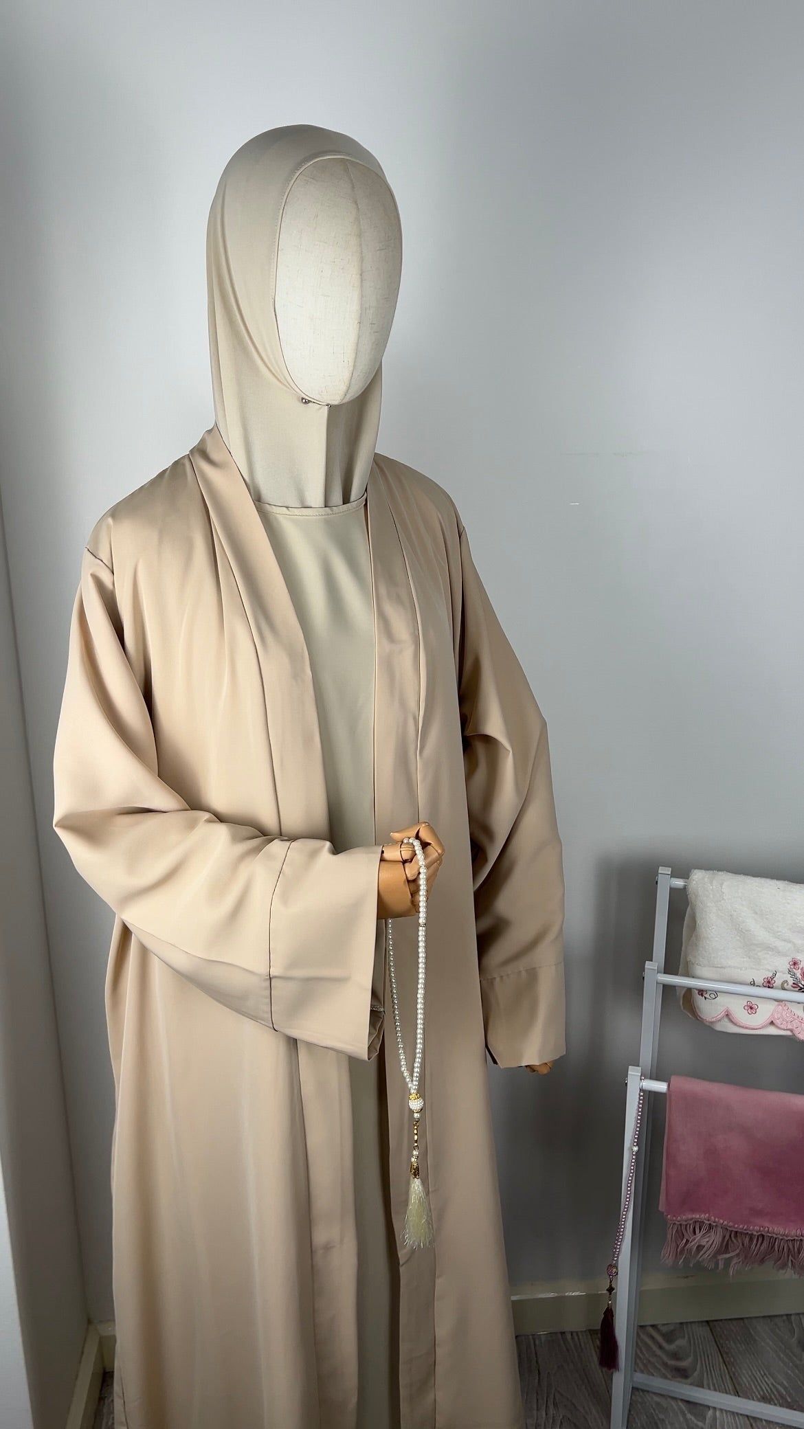 SILK KIMONO BEIGE