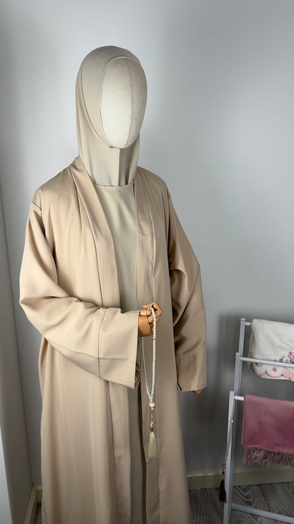 SILK KIMONO BEIGE
