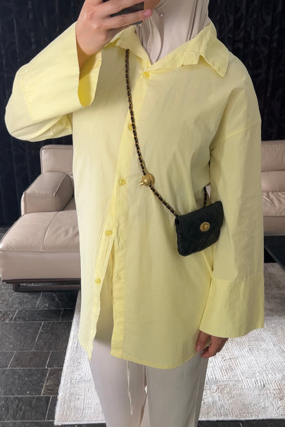 YELLOW OVERSIZED SHIRT