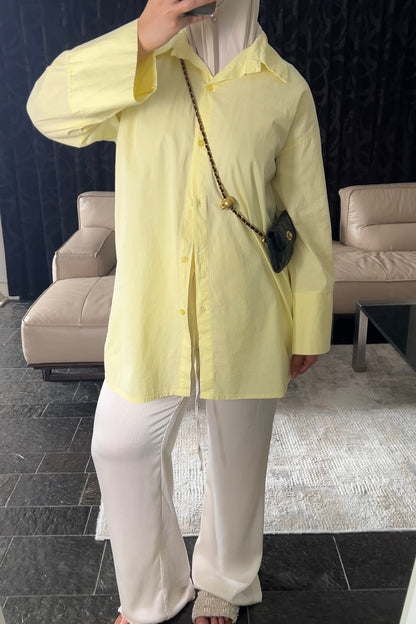 YELLOW OVERSIZED SHIRT