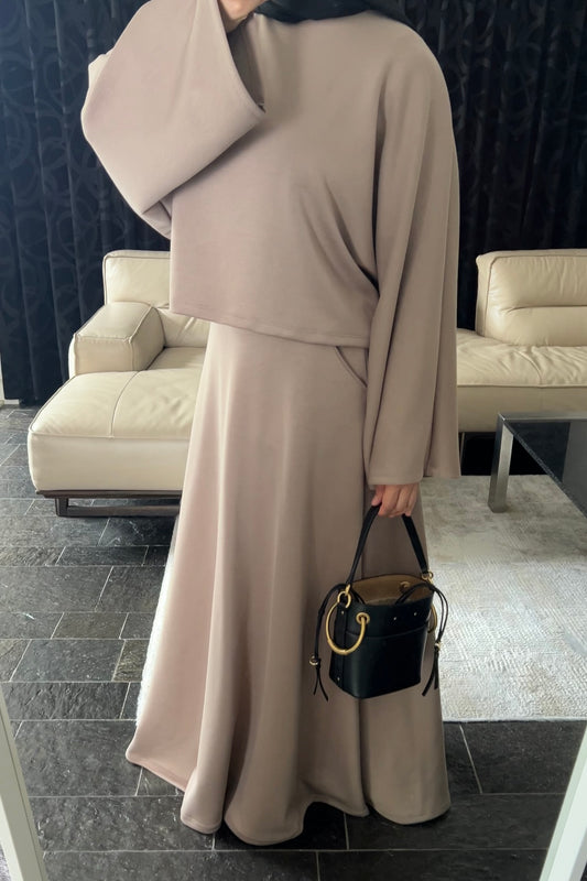 TAUPE BUTTER SET