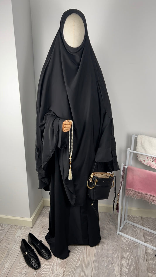 LONG KHIMAR BLACK