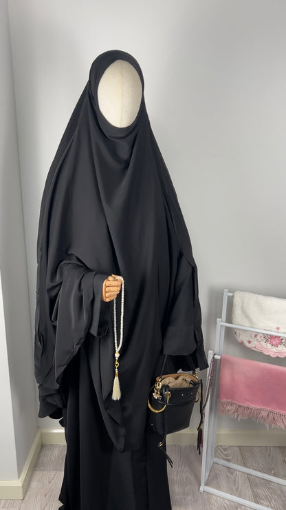 LONG KHIMAR BLACK