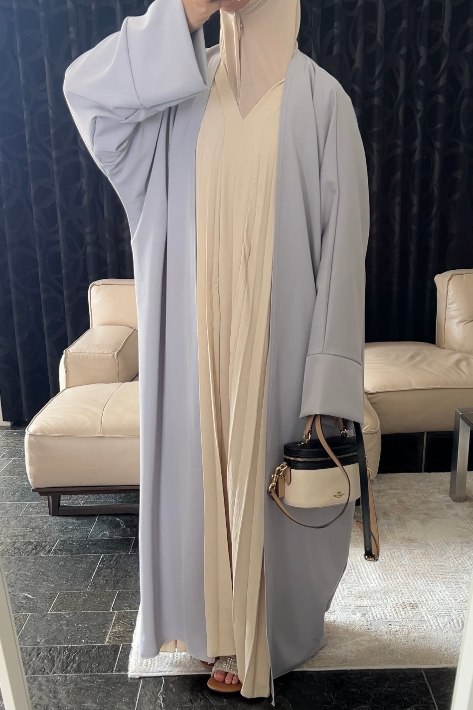 PURPLE ICE ESSENTIAL ABAYA