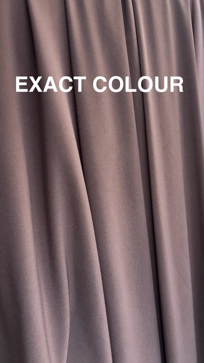 SKIRT KHIMAR SET CHOCO