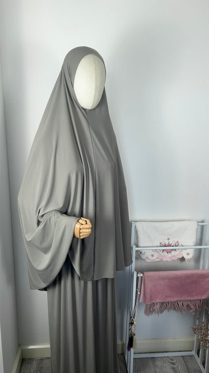 SKIRT KHIMAR SET SOFT GREEN