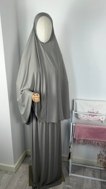 SKIRT KHIMAR SET SOFT GREEN