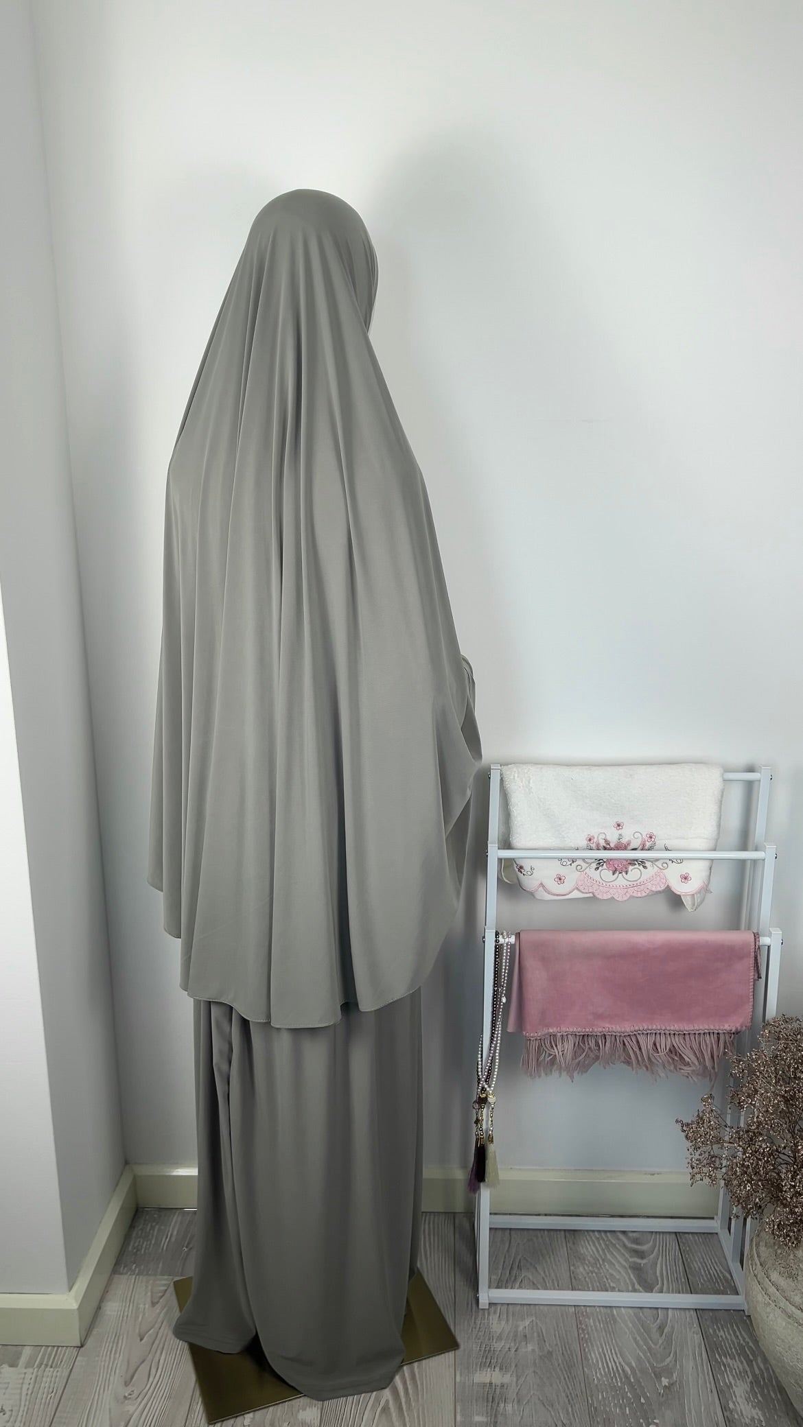 SKIRT KHIMAR SET SOFT GREEN