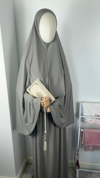 SKIRT KHIMAR SET SOFT GREEN